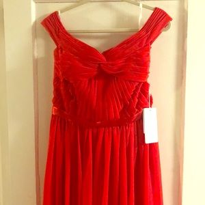 JJs House NEW Red Gown- Floor Length- Size 14